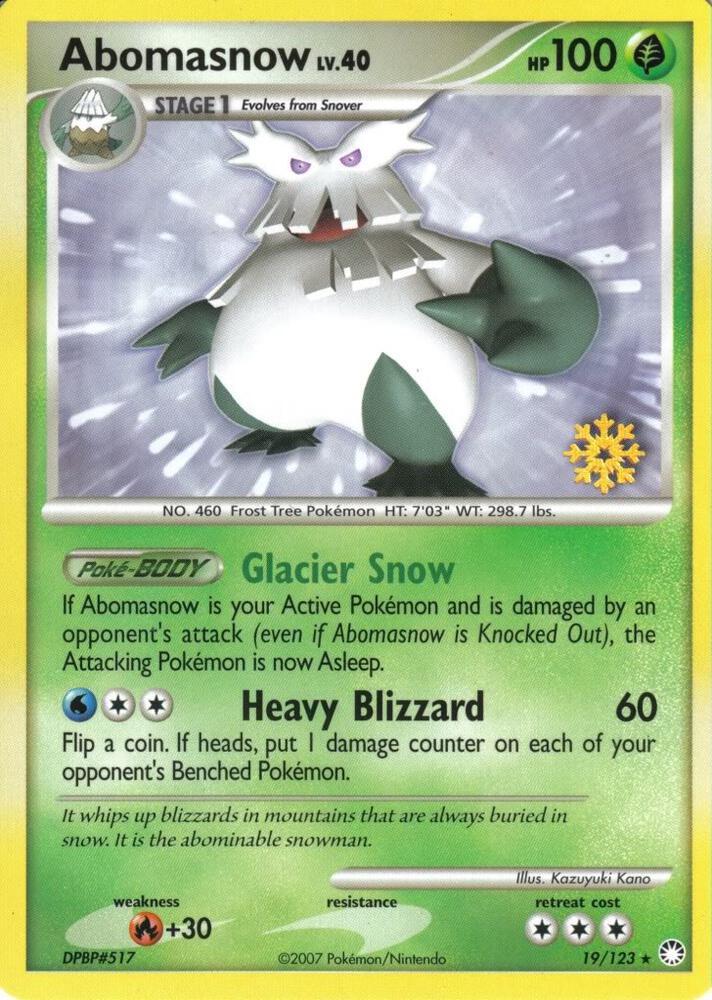 Mysterious Treasures Abomasnow [Countdown-Calendar-Promo] Pokémon card
